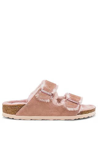 Arizona Shearling Sandal in Light Rose | Revolve Clothing (Global)