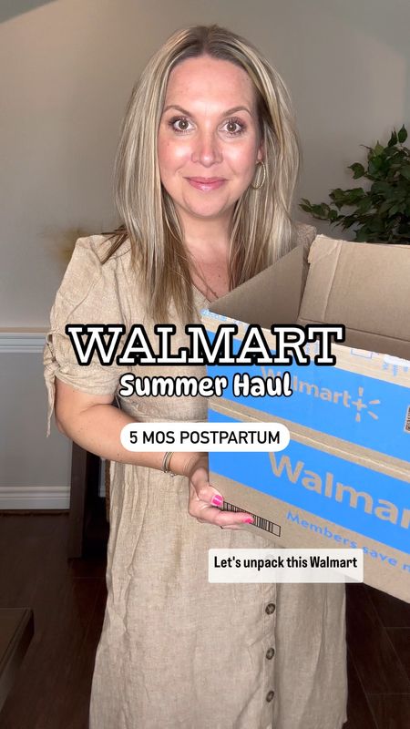 All these Walmart summer finds are $22 and under!! You can easily dress up or dress down so many of these pieces, too. I’m wearing either a small or medium in everything at 5 months postpartum. 

Summer outfit, summer dress, travel outfit, sandals, Walmart style 

#LTKSeasonal #LTKShoeCrush #LTKStyleTip