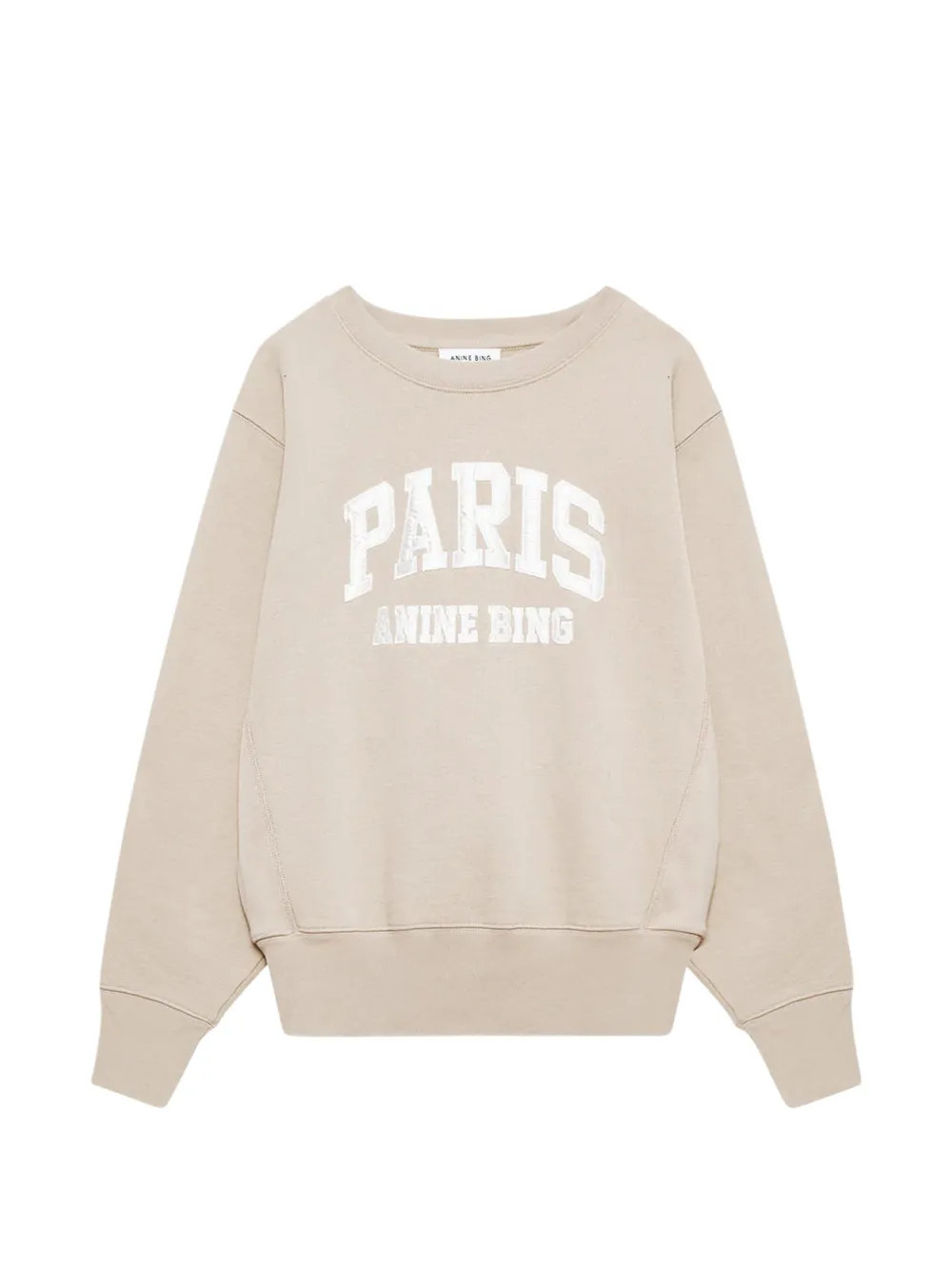 ANINE BING crewneck sweatshirt - Neutrals | Farfetch Global