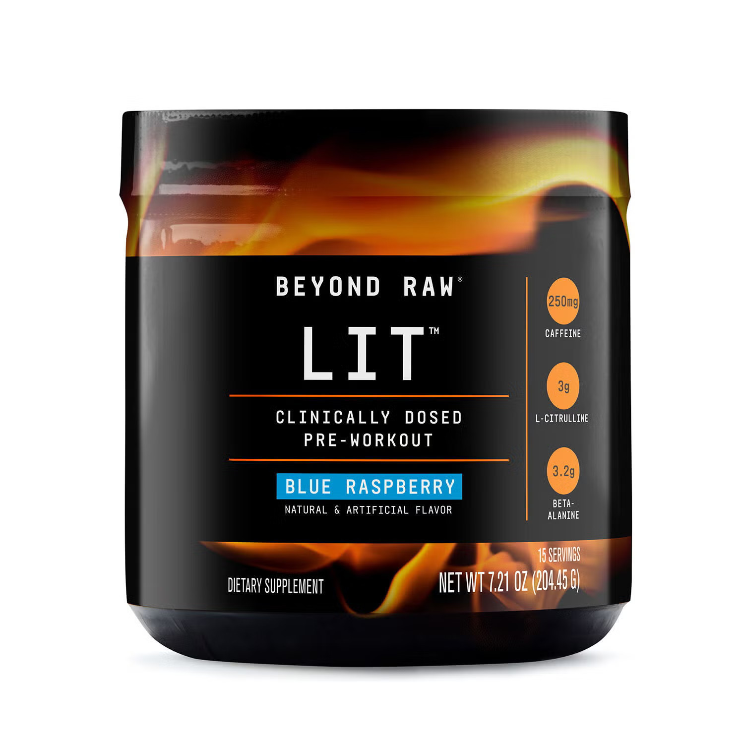 LIT Pre-Workout - Blue Raspberry (15 Servings) | GNC