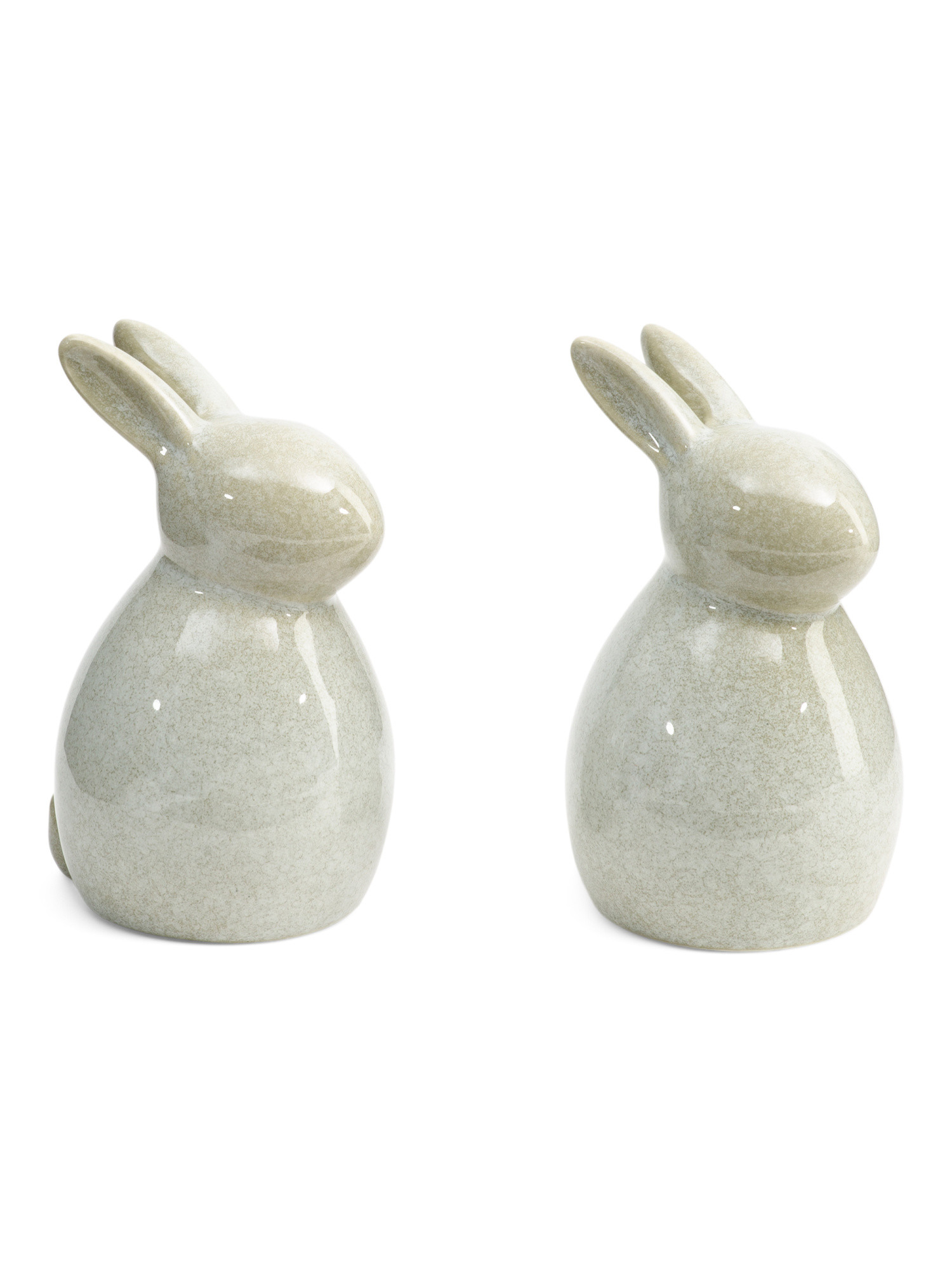 Set Of 2 Glossy Ceramic Bunnies | Easter | Marshalls | Marshalls