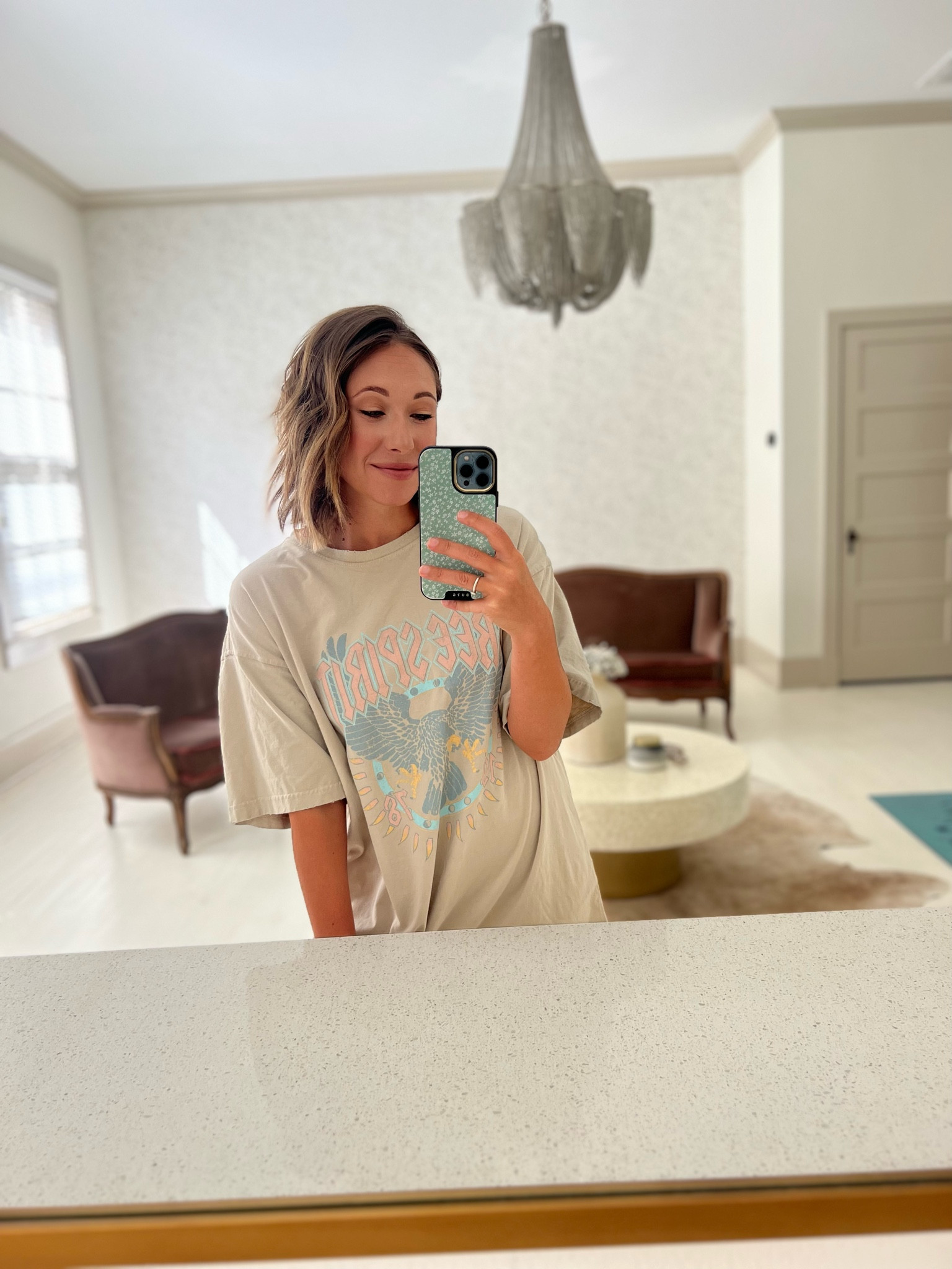 Check out these oversized shirts from Amazon!!! The one I’m wearing is from @harco. 
Pay attention to the fit before ordering, if they already say oversized I get a medium if not I usually get a large !! Then pair them with some biker shorts and your ready to go 🫶🏻

#oversizedshirt #amazonfinds #momlife #momoutfit #lifestyleonthego #bikershorts #whitetennisshoes #whiteshoes #beyou #lifejourney #bridalsuite 

#LTKfamily #LTKstyletip #LTKFind