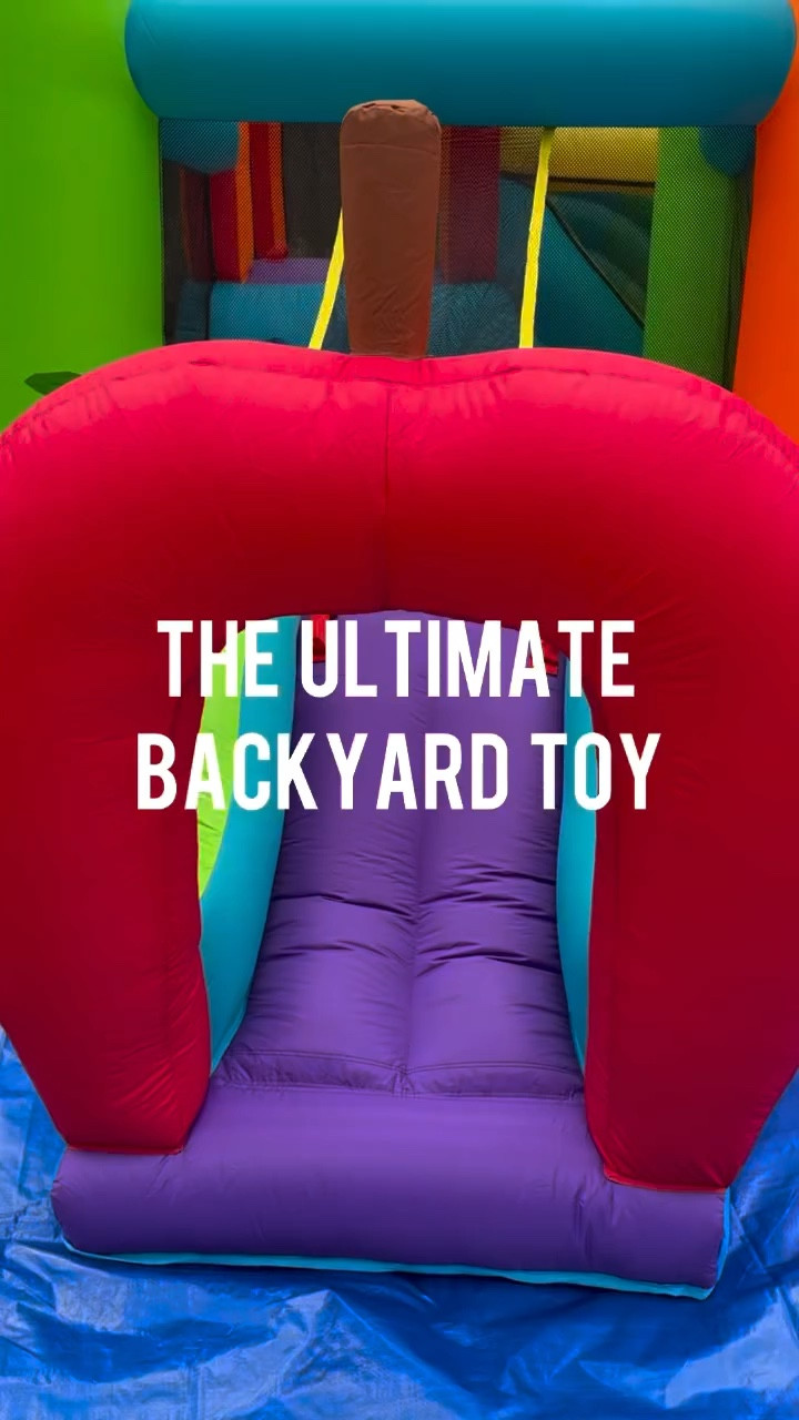 Follow and comment “BOUNCE” if you want the link 🤍

#ad This Very Hungry Caterpillar themed @pogobouncehouse might be the BEST thing we’ve added to our backyard 😍

My twins have been climbing, sliding, bouncing, and diving into the ball pit nonstop 🙌

✔️ bounce house
✔️ slide
✔️ climbing
✔️ ball pit
✔️ outdoor play = DONE for the day 👏

Perfect for spring + summer days when you just need something EASY that keeps them busy without a ton of prep 🤍

✨ Follow @kenzs.kitchennn for more! I’m a NJ twin toddler mom &  I share realistic mom hacks, low prep play, simple activities and everyday moments with my twins to make busy days feel a little easier ✨

#toddleractivities #backyardplay #musthavetoys #toyreview 

toddler outdoor play, bounce house for toddlers, backyard play ideas, toddler summer activities, inflatable bounce house with slide, toddler energy burner, outdoor sensory play, toddler twin mom life, easy backyard activities, kids inflatable playhouse, outdoor activities, kids outdoor activities, must have summer toy, hot summer toys, summer toys for kids, toddler gift ideas, preschool gift ideas

#LTKKids #LTKmomlife #LTKSeasonal