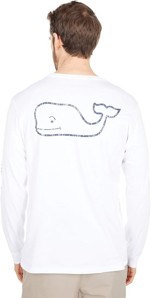 vineyard vines Men's Long Sleeve Vintage Whale Pocket T-Shirt | Amazon (US)