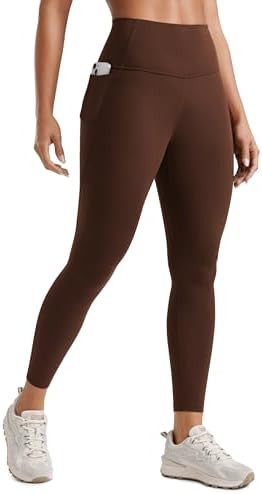 CRZ YOGA Butterluxe Workout Leggings Pockets 25'' - High Waisted Gym Womens Yoga Pants Buttery So... | Amazon (US)