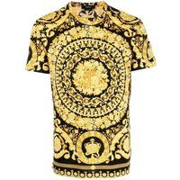 Versace Men's Black Other Materials T Shirt | Stylemyle (US)