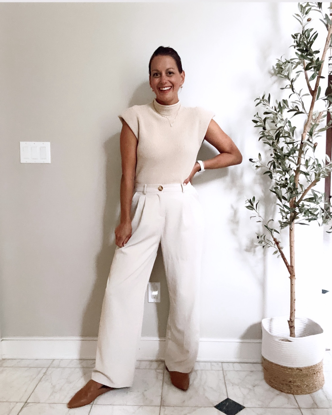 Amazon workwear outfit - Amazon trouser pants (run true to size), Amazon sweater tank (runs true to size)



#LTKFindsUnder50 #LTKOver40 #LTKWorkwear