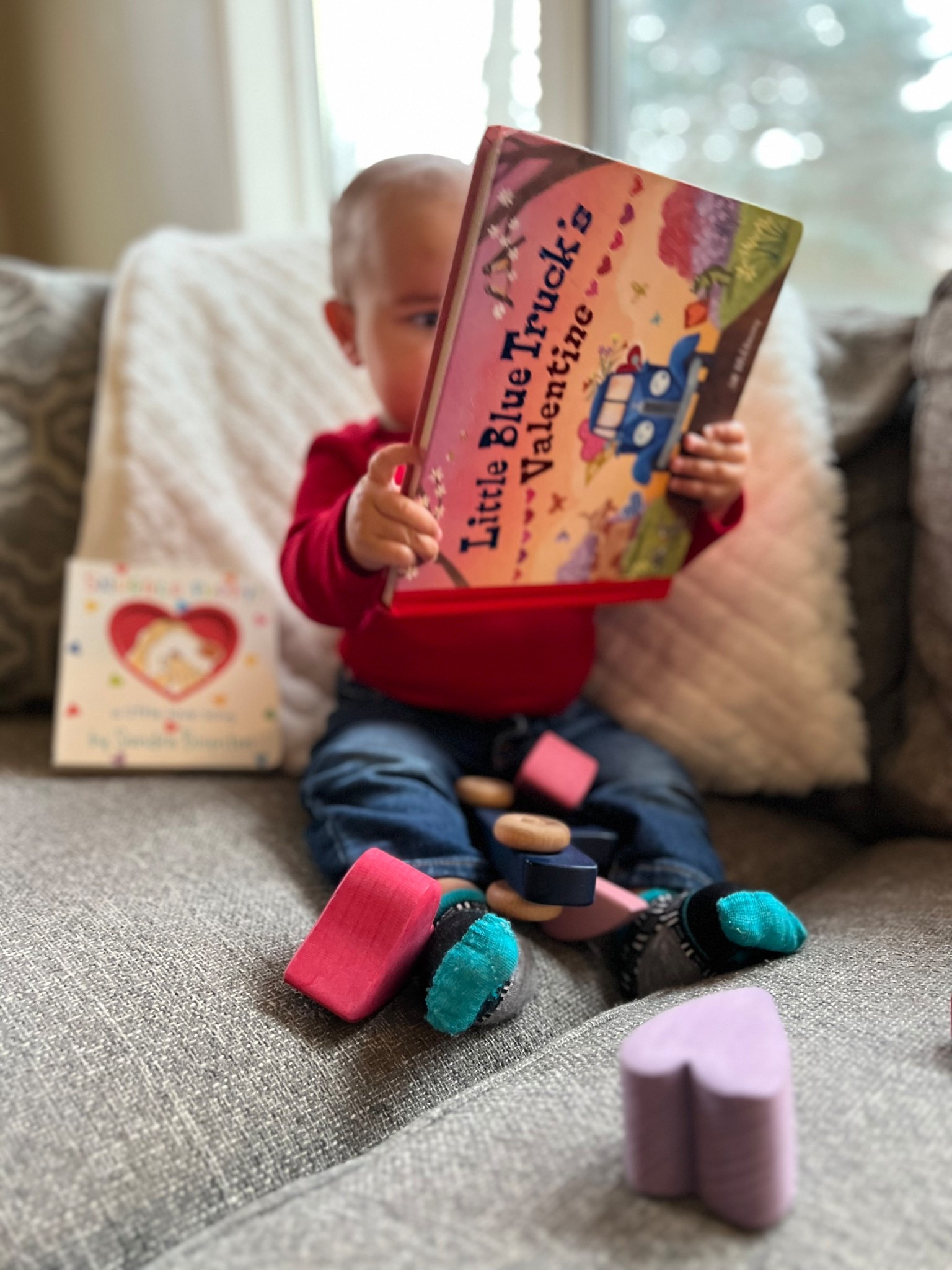 Aww 🥹 baby Sammy with one of our favorite book series 💙

Little Blue Truck has been on repeat in our house for at least the last 7 years, and the Valentine’s version is just the sweetest. I’ll also be sharing a list of other favorite kids Valentine books — Snuggle Puppy included. 💕

#LTKBaby #LTKKids #LTKSeasonal