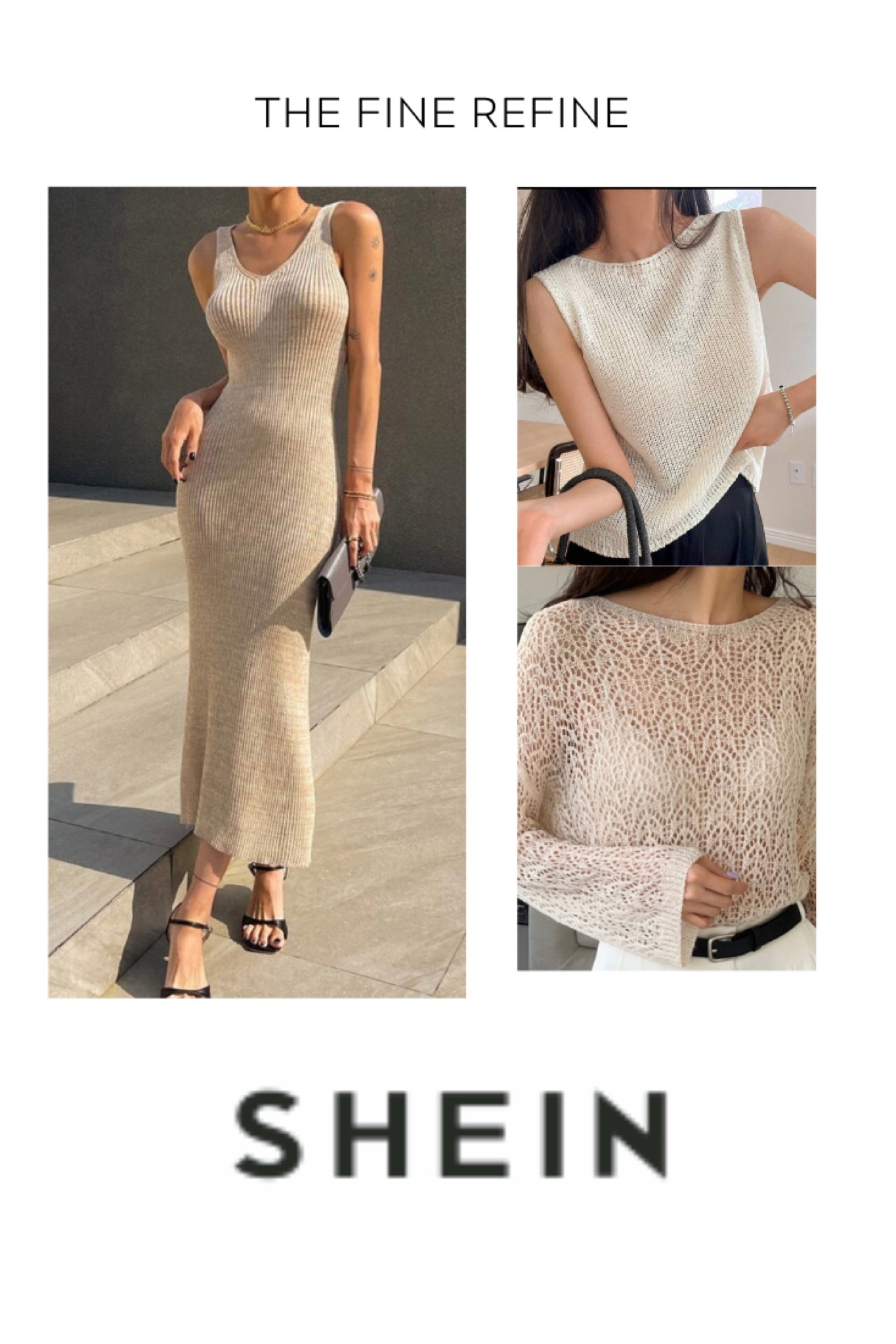 Neutral Elegant and Expensive looking affordable finds at Shein ✨🤍 #shein 

#LTKstyletip #LTKMostLoved #LTKfindsunder50