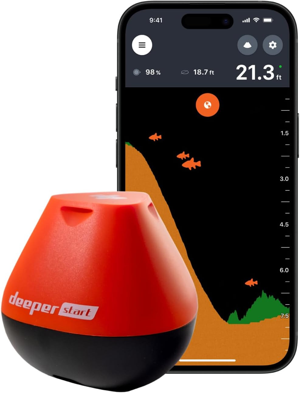 Deeper START Smart Fish Finder - Portable Fish Finder and Depth Finder For Recreational Fishing F... | Amazon (US)
