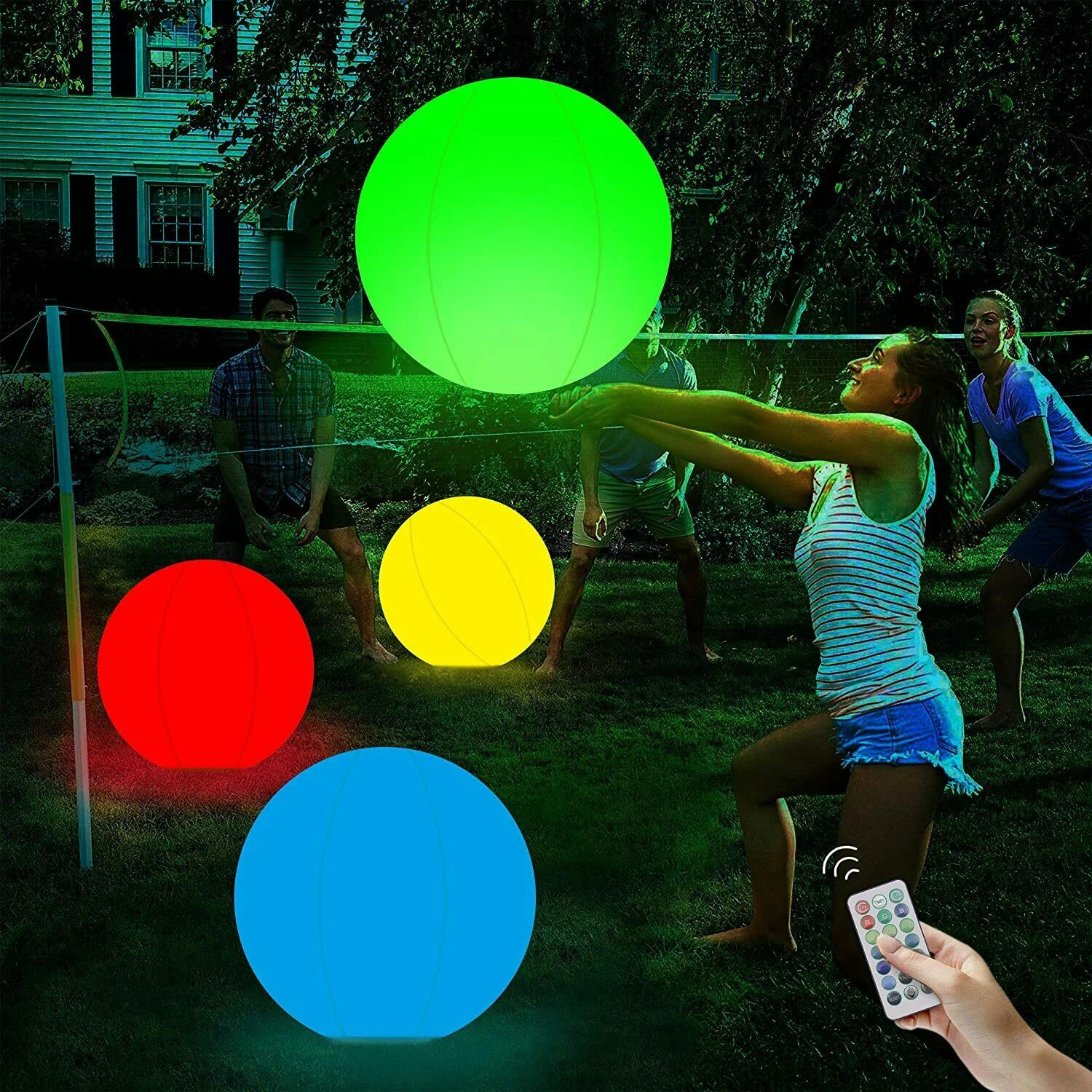 Glow source 16" Giant Light-Up Beach Balls: RGB | Walmart (US)