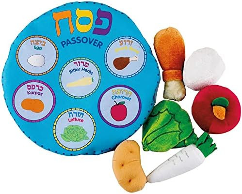 Rite Lite Kids My Soft Seder Plate Set, Comes in Reusable Pouch, This Soft Set Comes with All The... | Amazon (US)