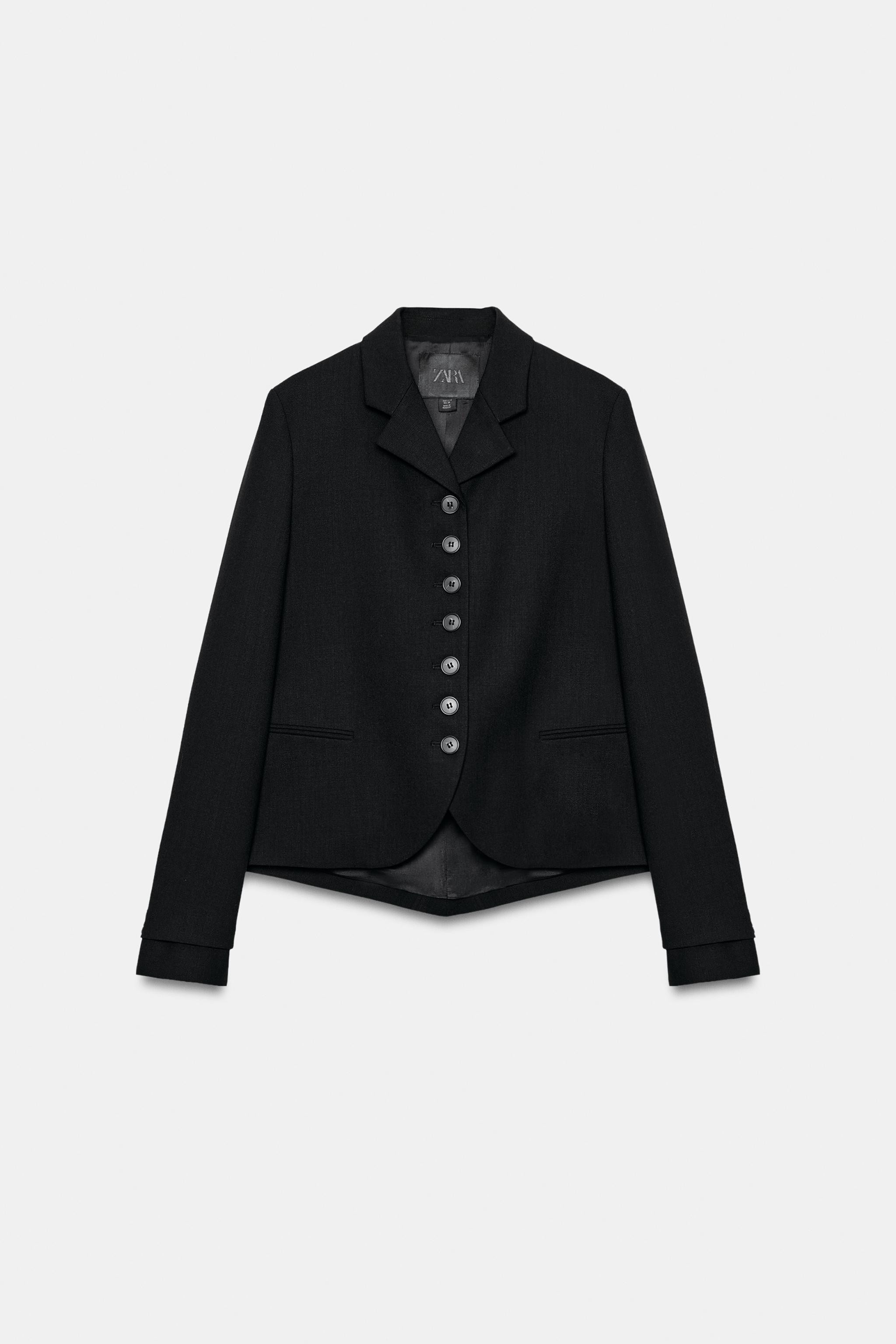 ZW COLLECTION STRAIGHT BUTTON BLAZER | Zara US