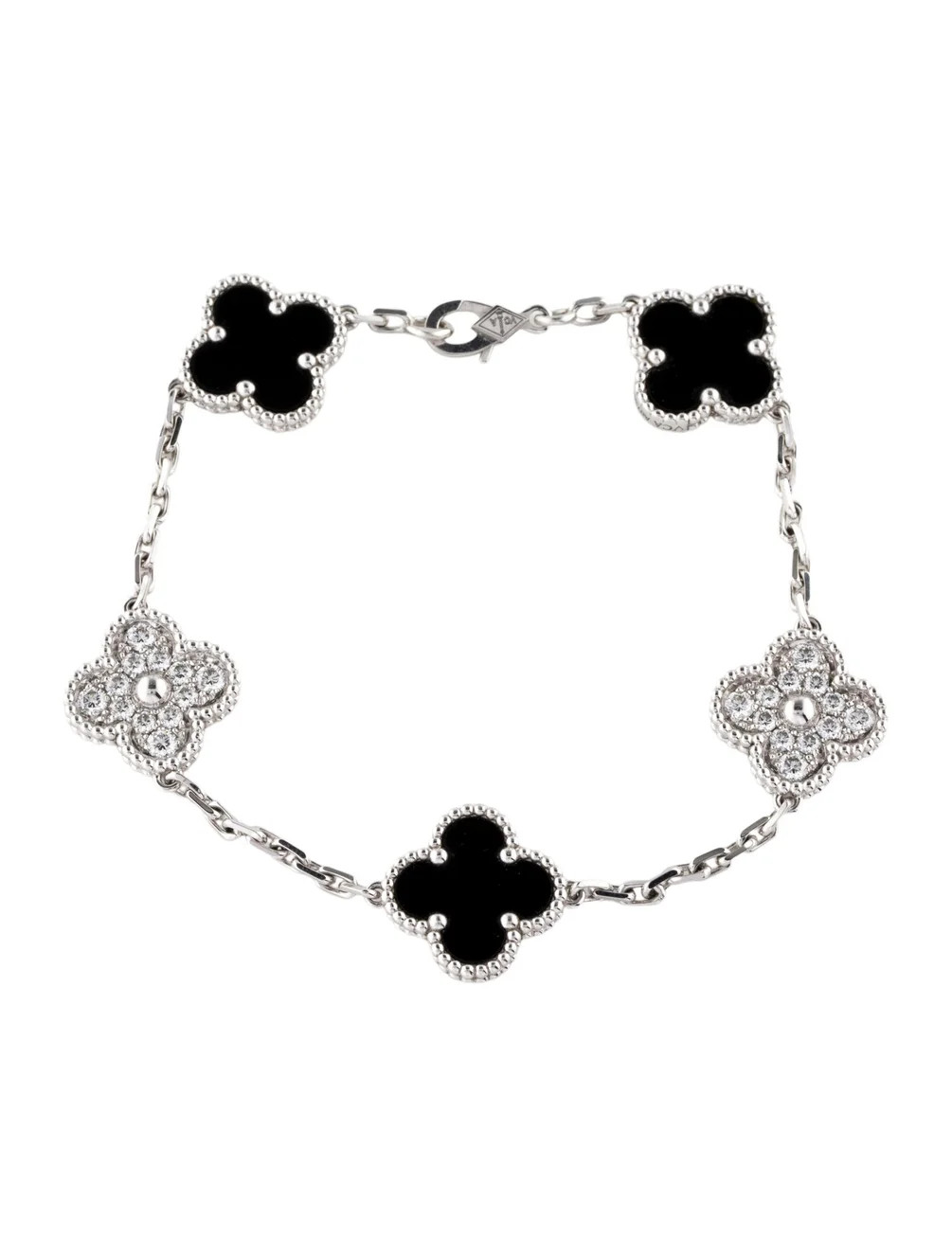 Vintage Alhambra Bracelet, 5 Motif | The RealReal