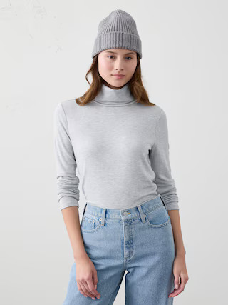 Soft Luxe Turtleneck Top | Banana Republic Factory