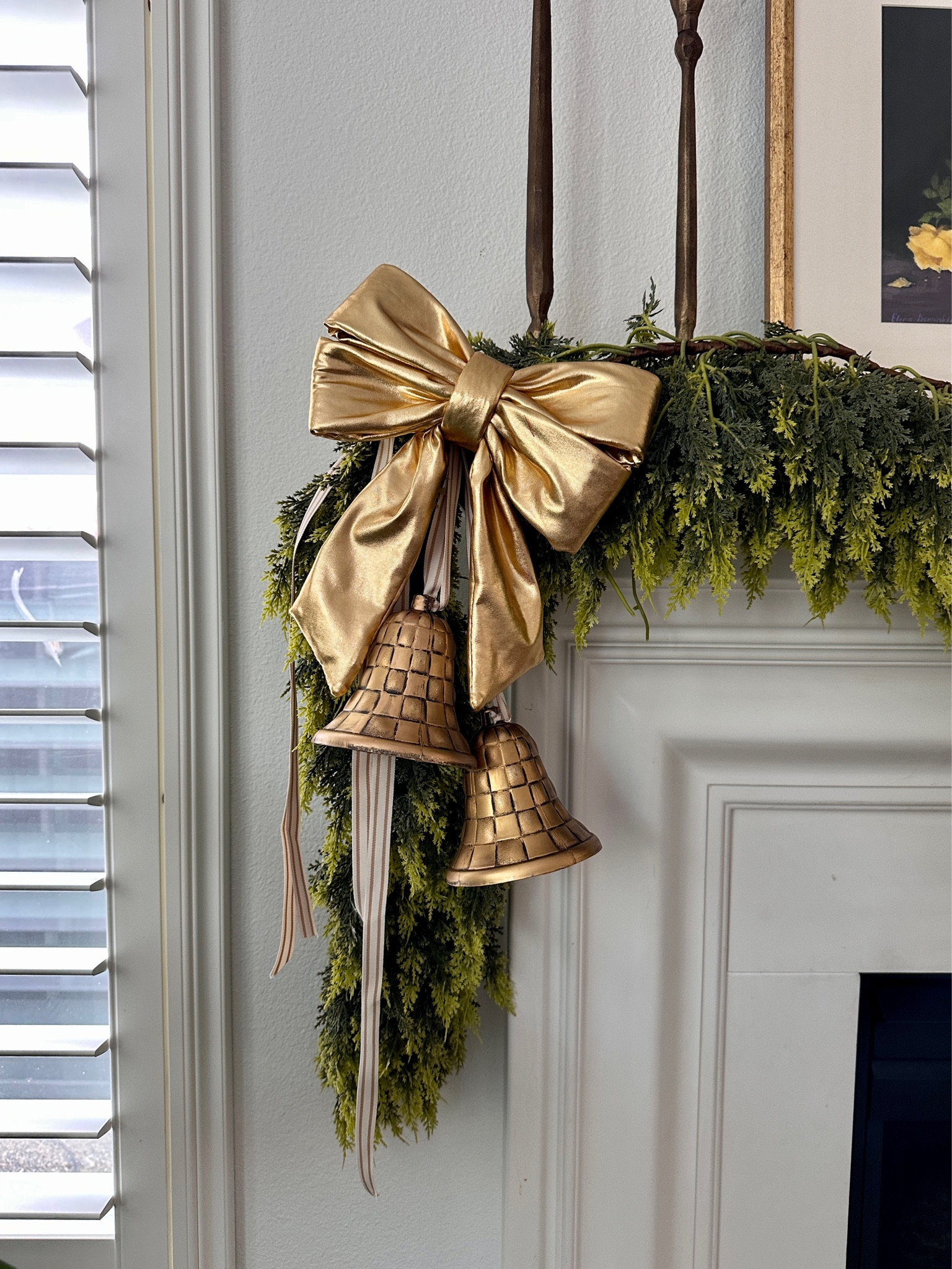 I glammed up these dollar tree bells with spray paint and rub and buff! Here’s what I used  

#LTKHome #LTKSeasonal #LTKHoliday