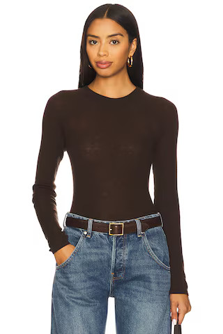 PISTOLA Juno Featherweight Sweater in Mocha from Revolve.com | Revolve Clothing (Global)