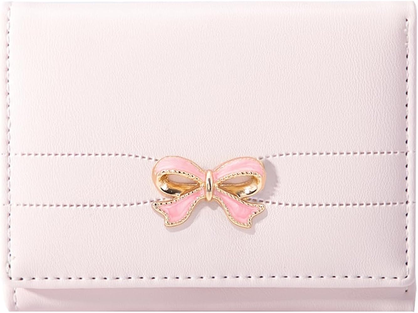 Sunwel Fashion Wallets Girls Cute Coquette Bow Small Wallet Aesthetic Card Holder ID Window Purse... | Amazon (US)
