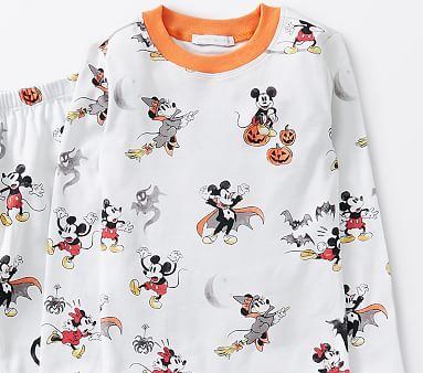 Disney Mickey Mouse Halloween Organic Pajama Set | Pottery Barn Kids