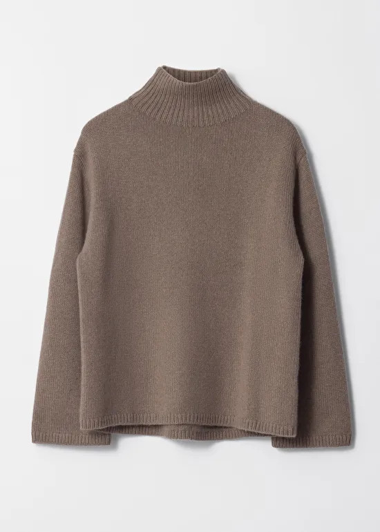Oversized Turtleneck Wool Sweater | & Other Stories - US
