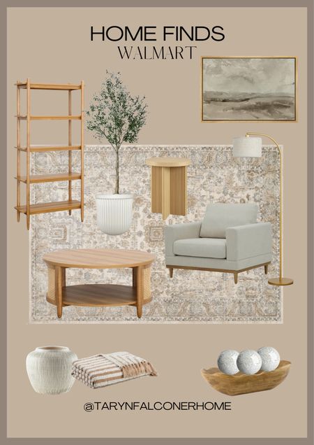 Walmart neutral home finds!

Neutral home, Walmart finds, budget friendly, affordable furniture, coffee table, accent chair, olive tree, home decor, accent table, artwork 

#LTKhome #LTKstyletip