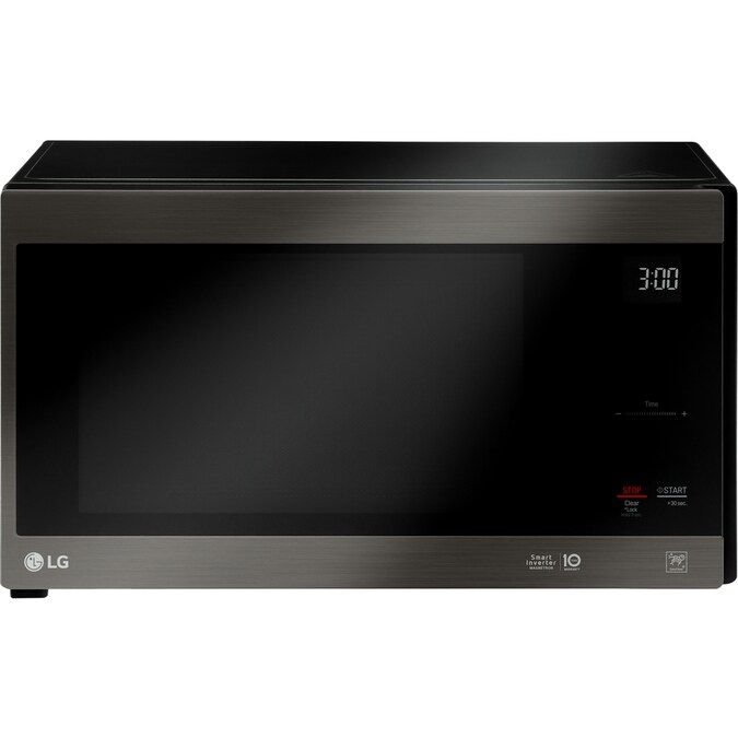 LG EasyClean 1.5-cu ft 1200-Watt Countertop Microwave (Black Stainless Steel) | Lowe's