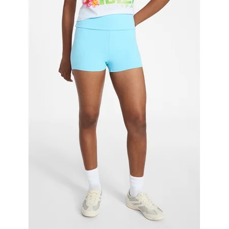 No Boundaries Foldover Shorts, 2.25" Inseam, Women's XXS-XXL | Walmart (US)
