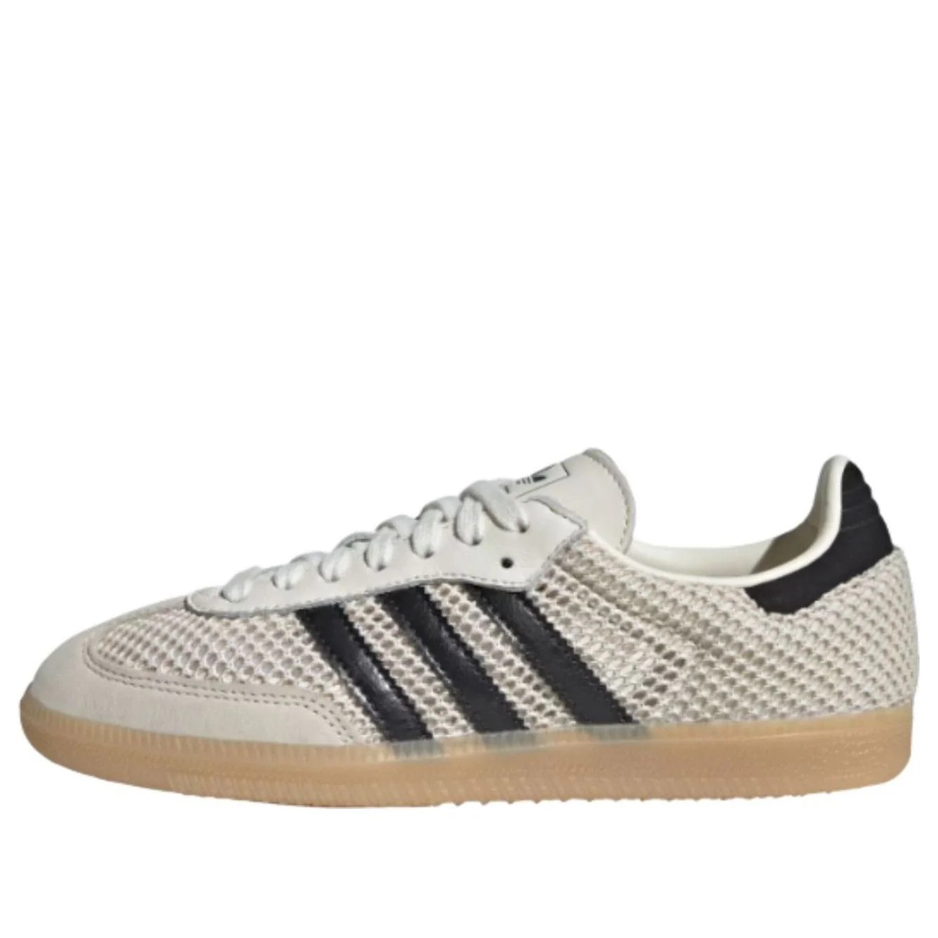 (WMNS) adidas Samba 'Off White Carbon Gold Metallic' IH4003 | KICKS CREW
