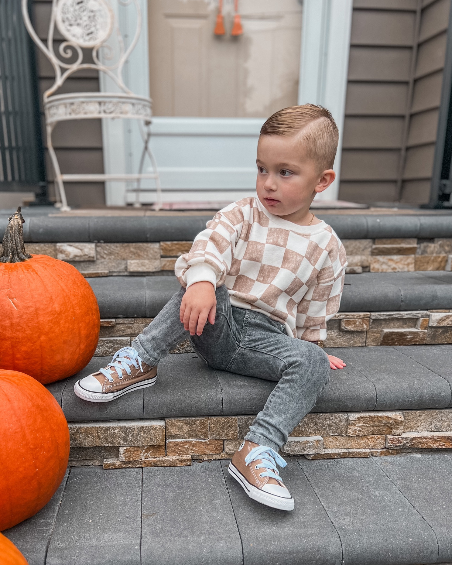 Checks and chucks 👌🏼 

#LTKfamily #LTKstyletip #LTKkids