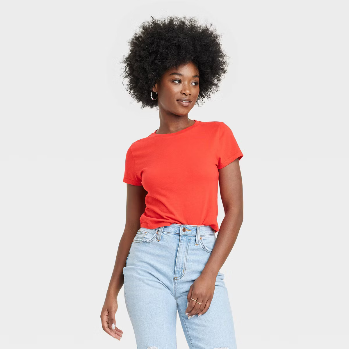 Women's Shrunken Short Sleeve T-Shirt - Universal Thread™ | Target