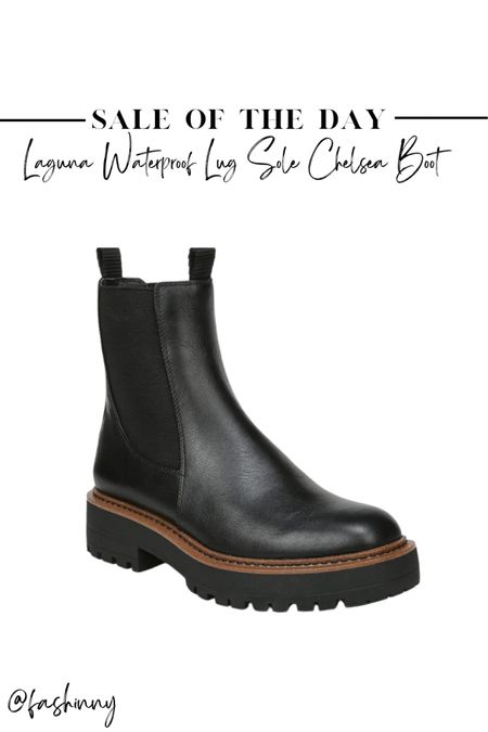 Laguna Waterproof Lug Sole Chelsea Boot on sale 

#LTKshoecrush #LTKSeasonal #LTKstyletip