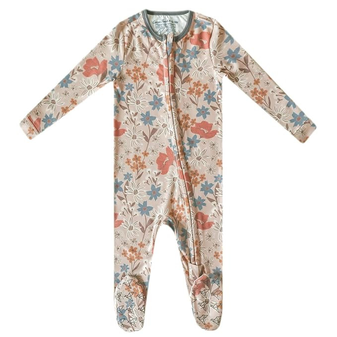 Copper Pearl Zip-Up Footie Baby Pajamas: Ultra-Soft Boys Pajamas and Girls Pajamas, Premium Knit ... | Amazon (US)