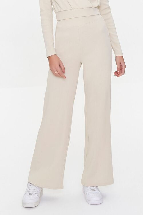 Ribbed Crop Top & Wide-Leg Pants | Forever 21 (US)