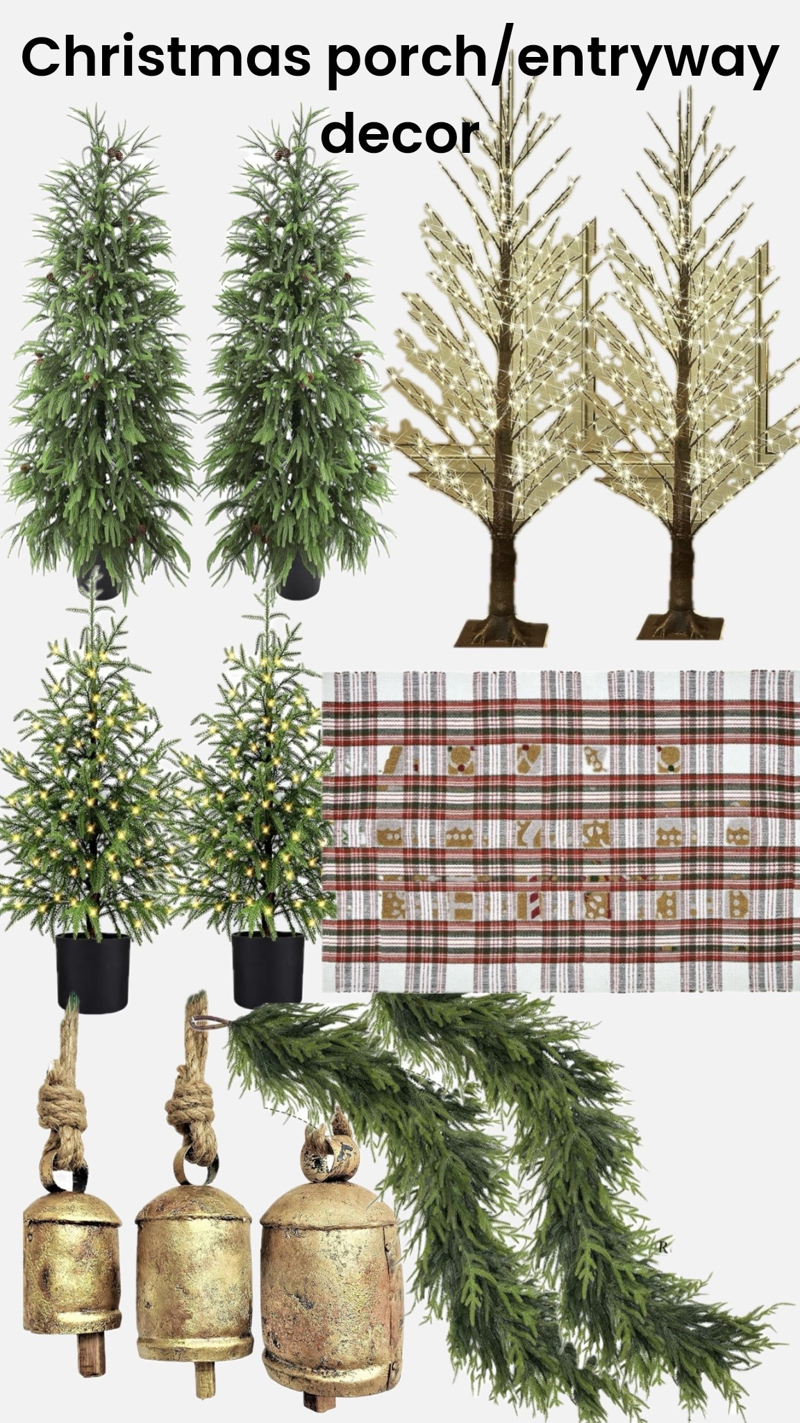 Porch and entryway looks for less. The quality of these are stunning! 

#LTKSeasonal #LTKHome #LTKHoliday