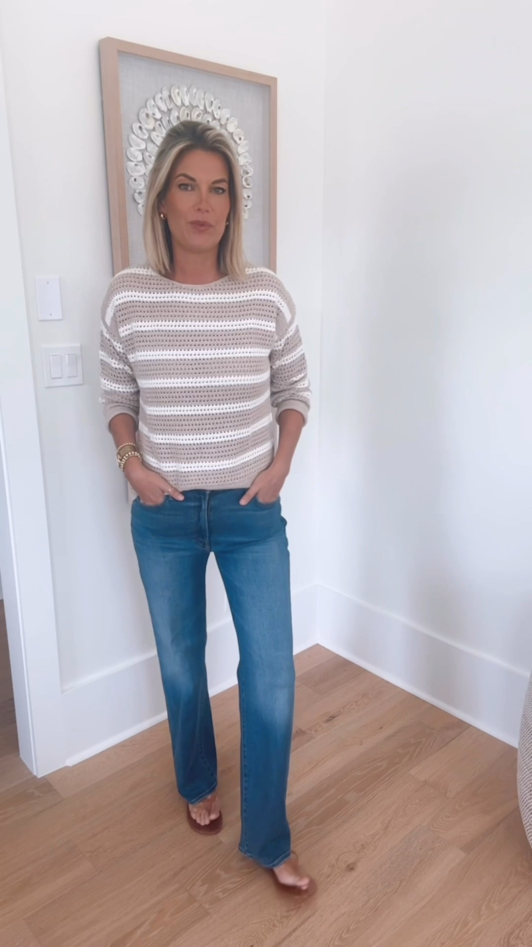 Open knit sweater. Great for this time of year. It’s cotton!  I sized up one to medium.  It’s on sale in the Nordstrom anniversary sale.

#LTKgrwm #LTKootd #LTKSaleAlert