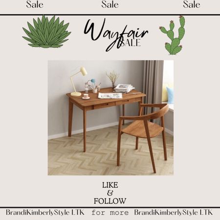 It’s WayDay and Wayfair is having a sale! Here are my picks to freshen up my space 💕 this small desk has a cute retro look for my tiny room 🏡 small office space 
home, furniture, space Reno, 1050s vibe 
💕Brandi Kimberly 

#LTKxWayDay #LTKSaleAlert #LTKHome