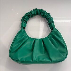 Green Ruched Handle Women's Bag | Poshmark