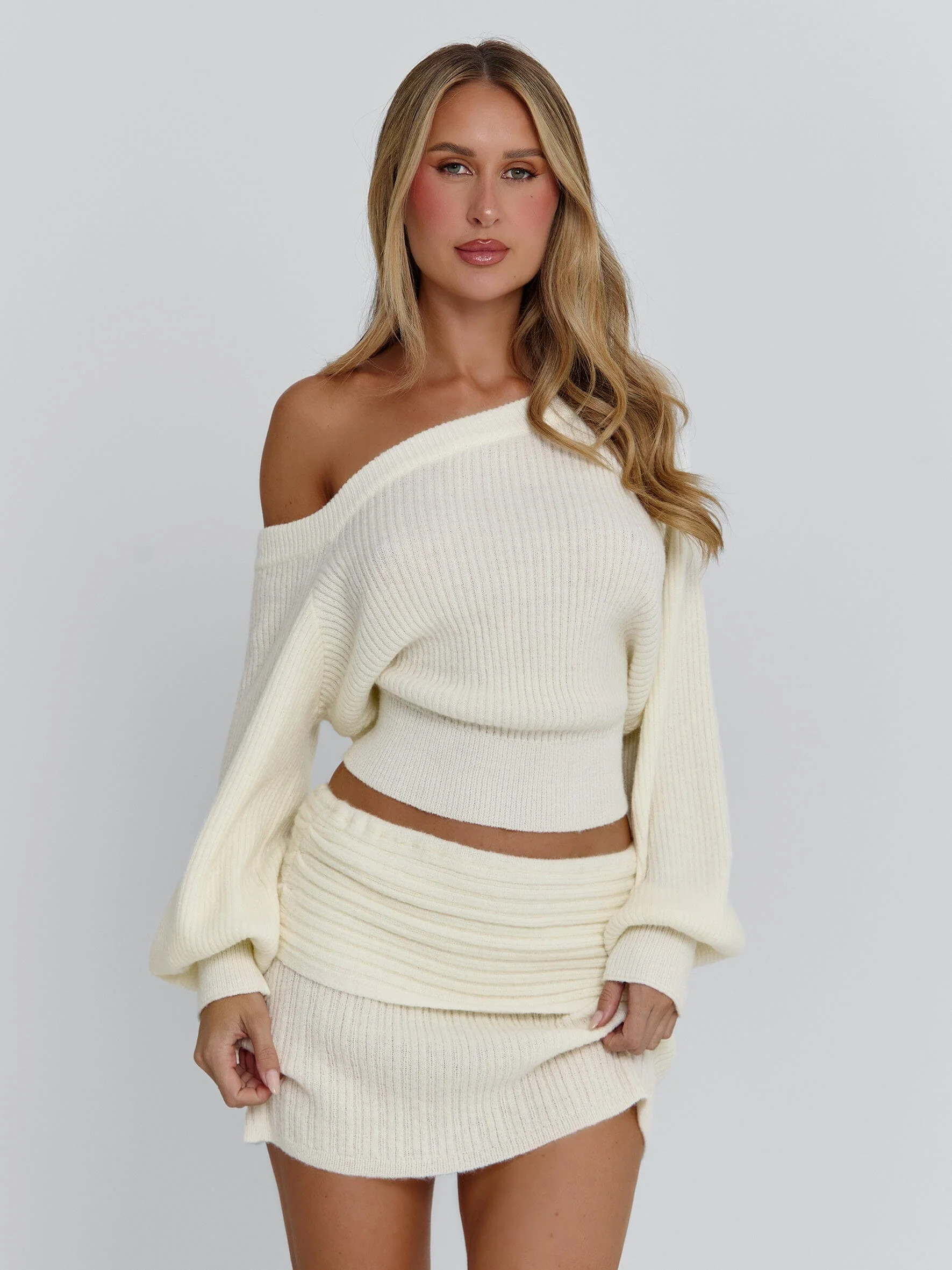 ORENA MINI SKIRT IVORY | Outcast (US & UK)