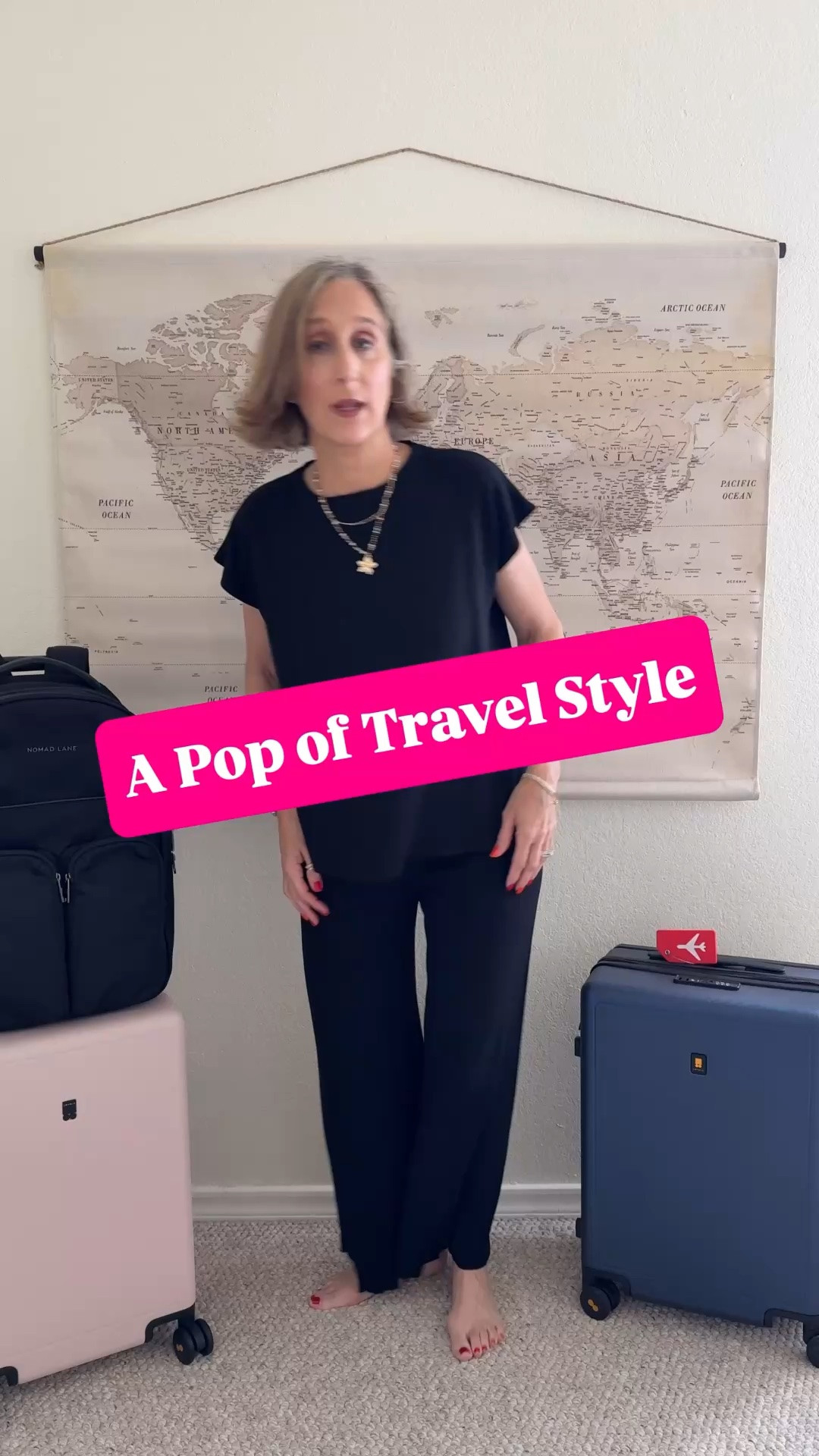 Pack a colorful scarf to jazz up any outfit you pack