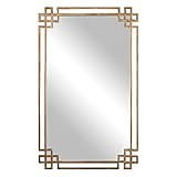 Uttermost Devoll Gold 23" x 36 3/4" Rectangular Wall Mirror | Amazon (US)