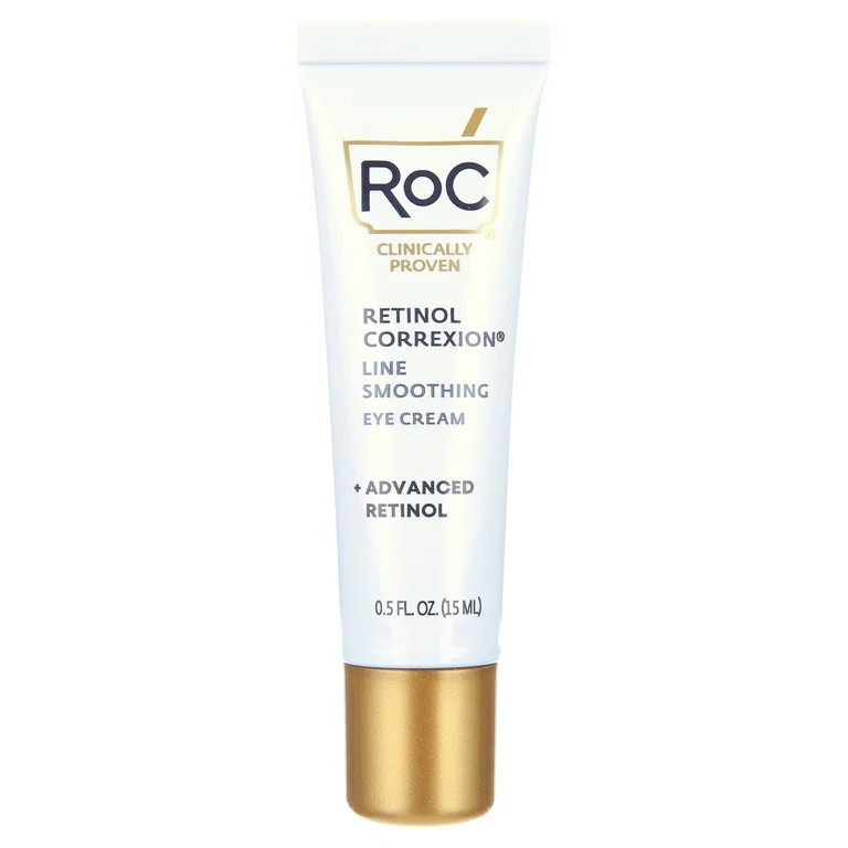 RoC Retinol Correxion Anti-Wrinkle + Firming Eye Cream for Dark Circles & Puffy Eyes, 0.5 oz | Walmart (US)