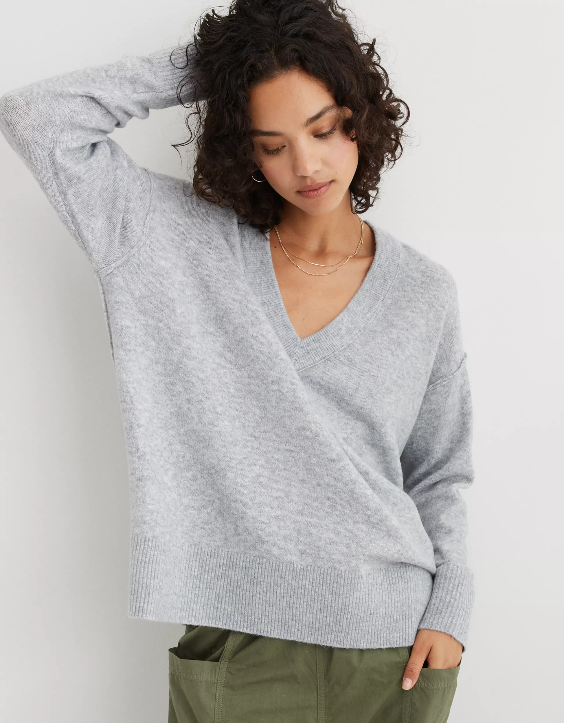 Aerie Unreal V Neck Sweater | Aerie