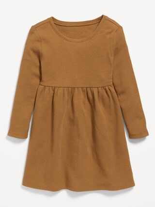 Fit & Flare Thermal-Knit Dress for Toddler Girls | Old Navy (CA)