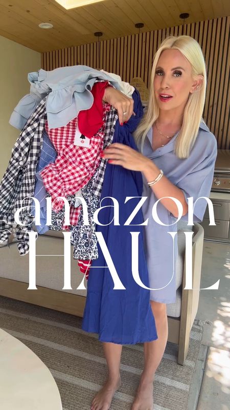Amazon dress haul! All things red white and blue for the fourth and beyond! I have so many good dresses that are modest and work so many ways I did a medium in all the dresses except the white one is a size small! Try on haul will be up in stories shortly too!
.


#LTKParties #LTKSaleAlert #LTKFindsUnder50