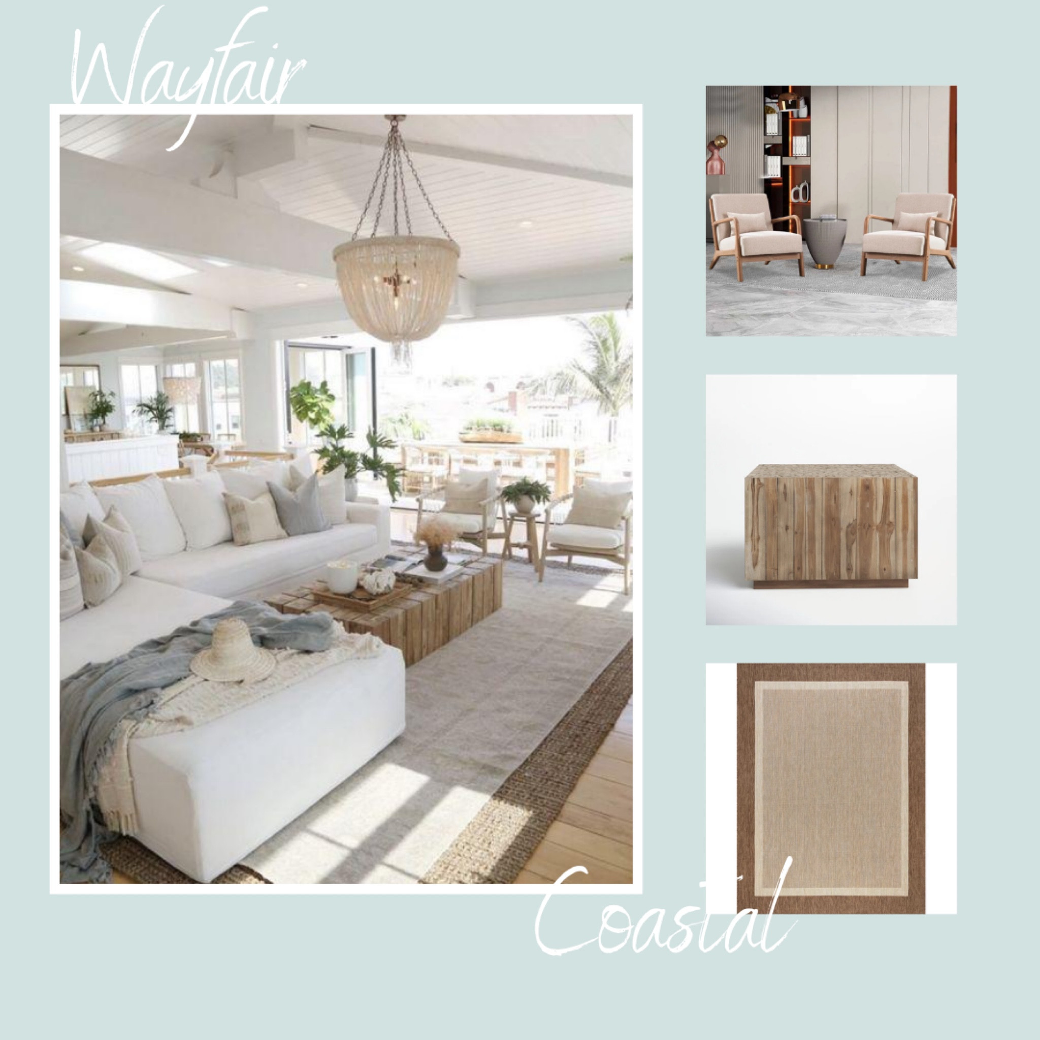 Modern Coastal Living Room Vibes

#LTKhome #LTKsalealert