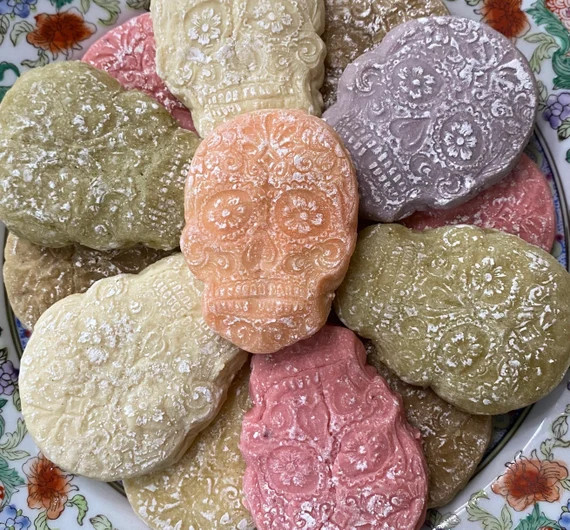 Sugar Skull Tea Cakes Teacake Cookies All Souls Dios De La | Etsy | Etsy (US)
