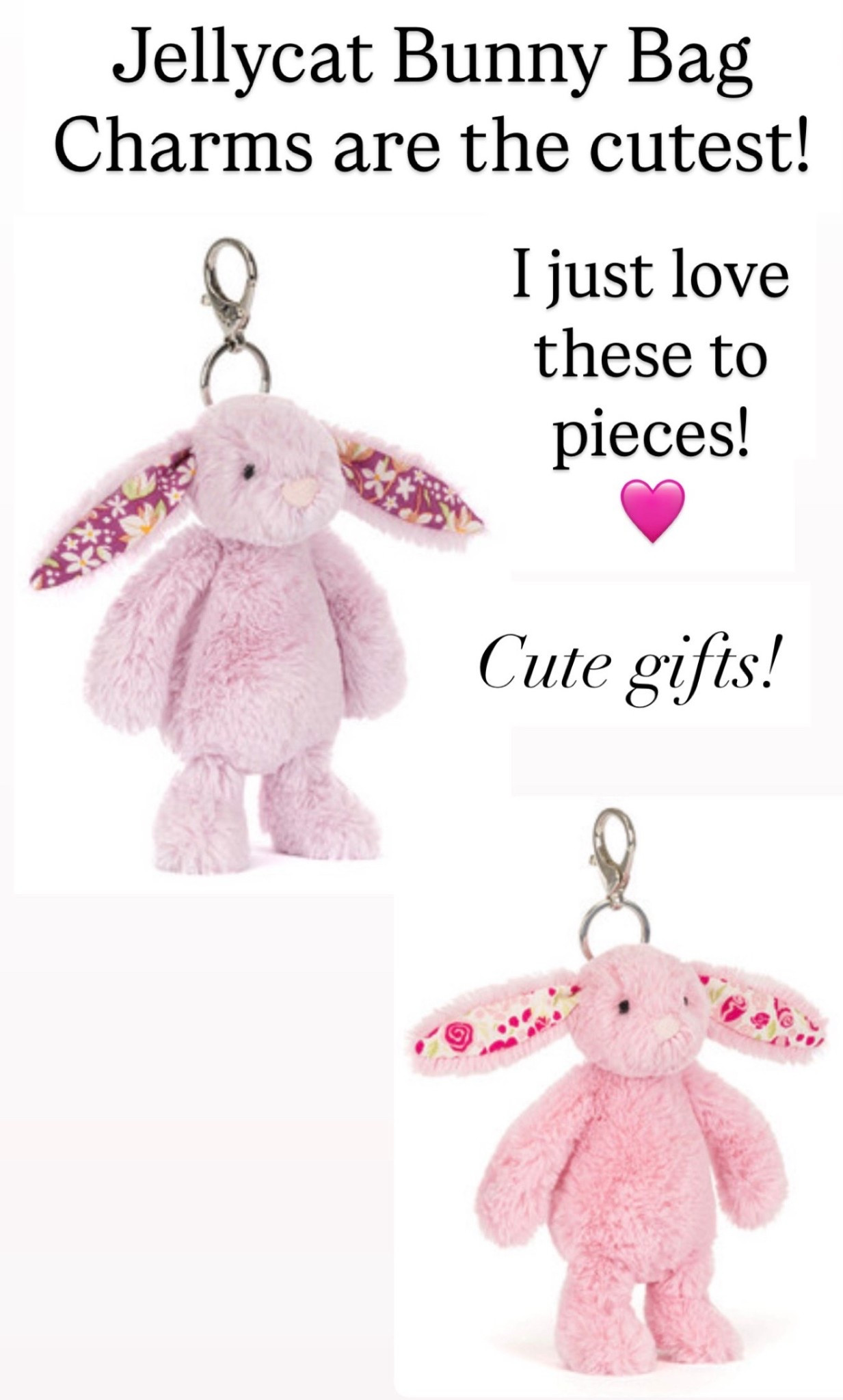 I love these jellycat bunny, bag charms! Super cute for kids and a perfect Easter gift! They’re all available right now!

#LTKKids