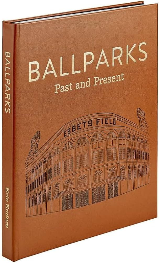 Ballparks Past and Present - Graphic Image Leather Bound Book Tan - Fine Collectible Edition - Ma... | Amazon (US)