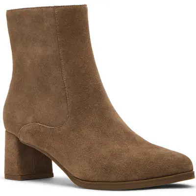 Blondo Hylia Waterproof Bootie in Black Suede at Nordstrom, Size 6 | Nordstrom