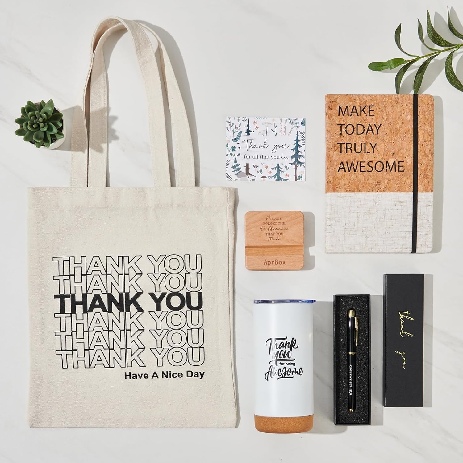 Amazon.com: APRBOX Teacher Appreciation Gifts in Bulk Thank You Gift for Women with Thank You Car... | Amazon (US)